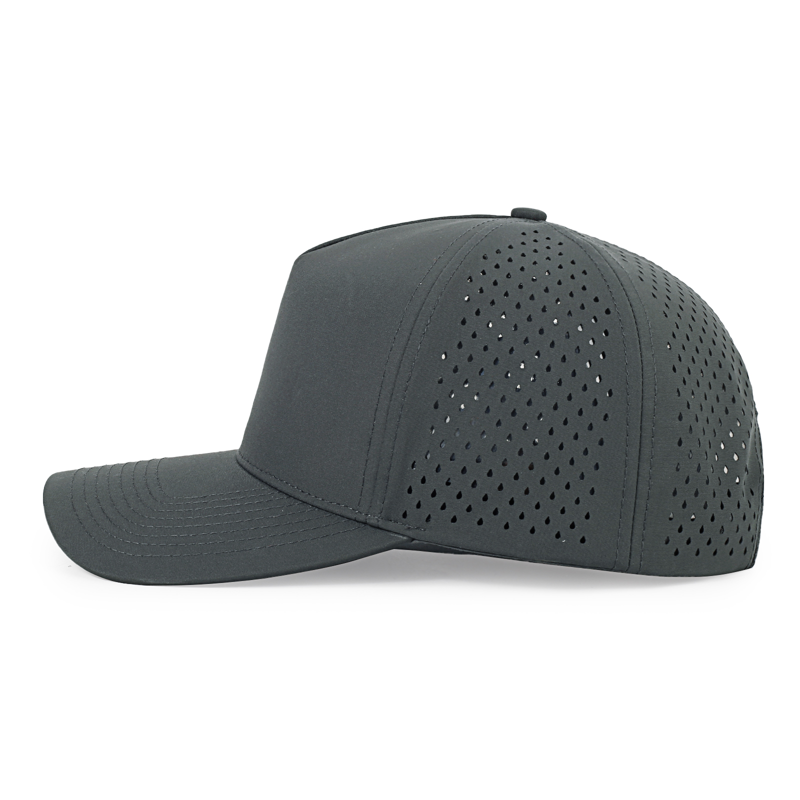 5-Panel Teardrop Perforated Cap — detail