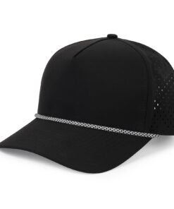 5-Panel Teardrop Perforated Rope Cap — main view