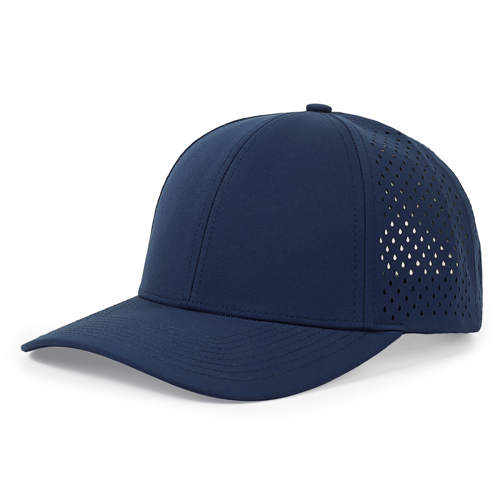 6-Panel Teardrop Perforated Cap — detail