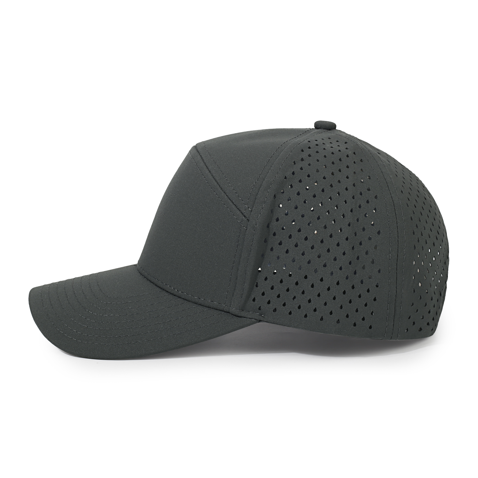 7-Panel Teardrop Perforated Cap — detail