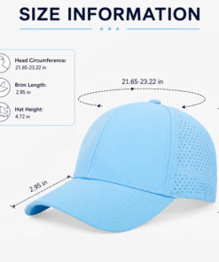 6-Panel Round-Perforated Cap — detail